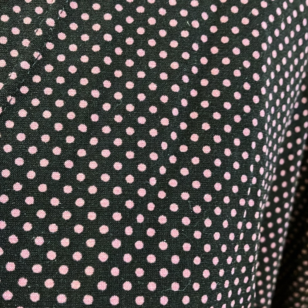 Maternity top navy dotted top sz XL - Picture 3 of 9